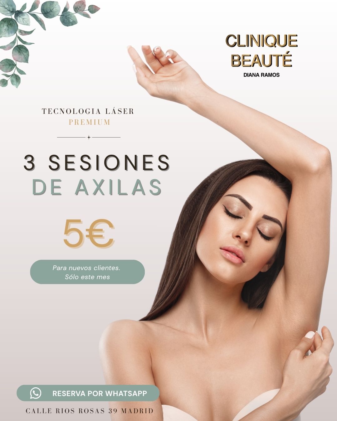 depilacion laser de axilas en madrid